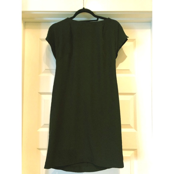 Calvin Klein Simple Black Cap Sleeve Dress- Size 2 - Picture 1 of 3